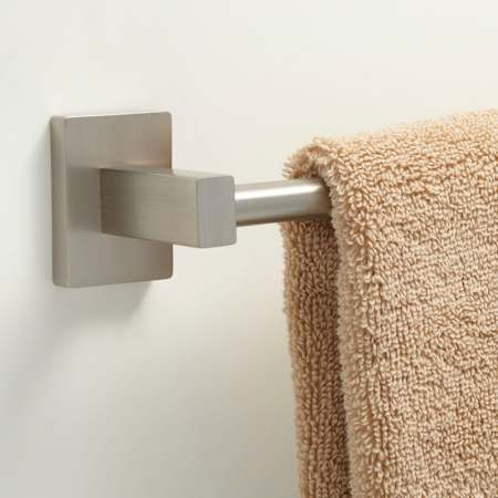 Signature Hardware Helsinki 24" Towel Bar Brushed Nickel
