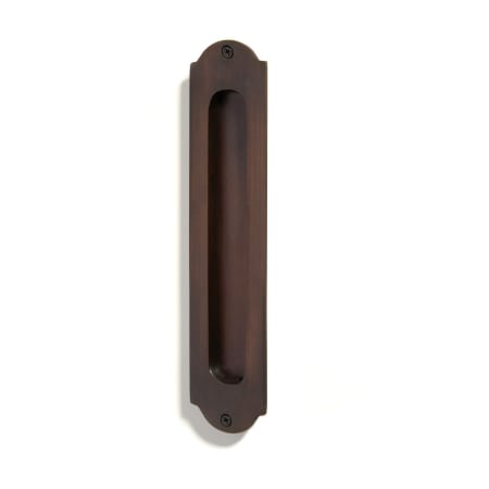 Signature Hardware Old World 9" H x 2" W Brass Pocket Door Edge Pull Oil Rubbed Bronze
