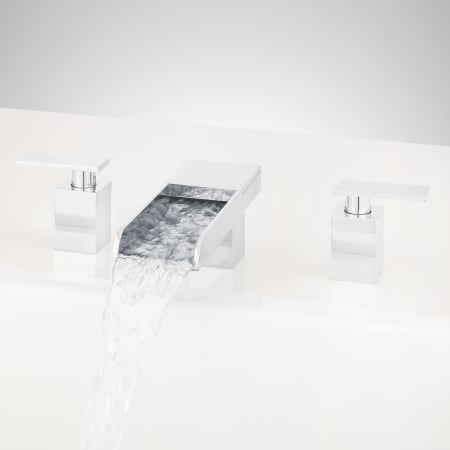 Signature Hardware Willis Deck Mounted Roman Tub Filler Chrome