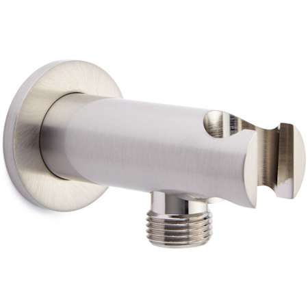 Signature Hardware Cylindrical Water Supply Elbow with Hand Shower Holder Brushed Nickel