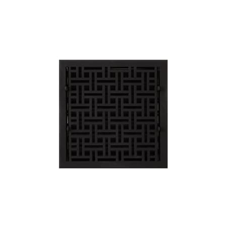 Signature Hardware Cast Iron Floor Register - 12" x 12" Black
