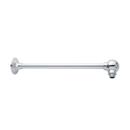 Signature Hardware Ornate 19-5/8" Wall Mounted Standard Shower Arm and Flange Chrome