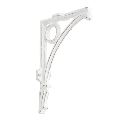Signature Hardware Opulent 6-1/4" Iron Shelf Bracket Distressed White