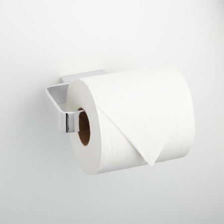Signature Hardware Newberry Wall-Mounted Toilet Paper Holder Chrome