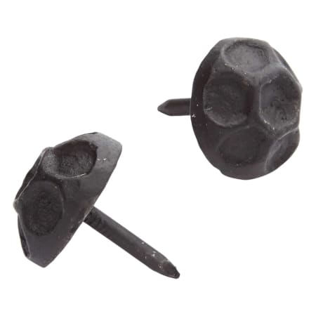 Signature Hardware Hand-Forged Iron Round Honeycomb Clavos - Set of 6 Natural Black