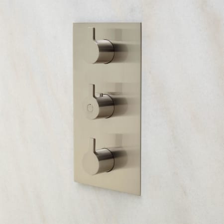 Signature Hardware 4-Way Thermostatic Valve - Rough-In Included Brushed Nickel