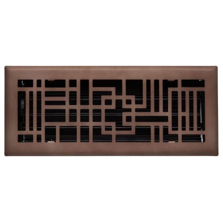 Signature Hardware Baer Steel Floor Register - 4" x 10" Oil Rubbed Bronze