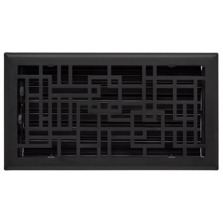 Signature Hardware Baer Steel Floor Register - 6" x 12" Black