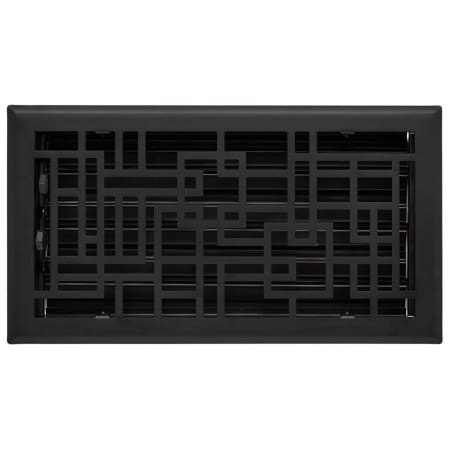 Signature Hardware Baer Steel Floor Register - 6" x 14" Black