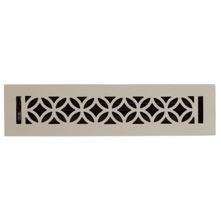 Signature Hardware Pasteur Brass Floor Register - 2-1/4" x 12" Brushed Nickel