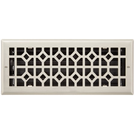 Signature Hardware Appert Steel Wall Register - 4" x 10" Brushed Nickel