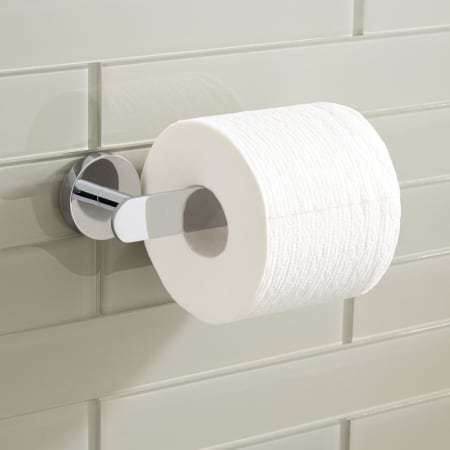 Signature Hardware Pagosa Wall-Mounted Toilet Paper Holder Chrome