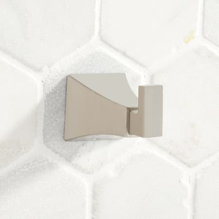 Signature Hardware Vilamonte Single Robe Hook Brushed Nickel