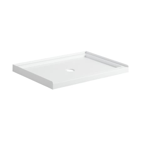 Signature Hardware 48" x 36" Rectangular Shower Base with Single Threshold and Center Drain White