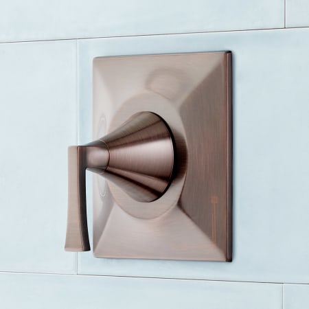 Signature Hardware Vilamonte Pressure Balanced Valve Trim - Accufit Rough-In Valve Included Oil Rubbed Bronze