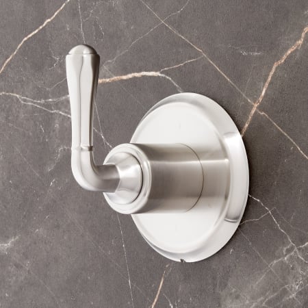 Signature Hardware Key West 6 Function Diverter Valve Trim - Valve Included Brushed Nickel