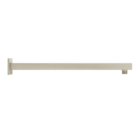 Signature Hardware FundamentALL 18" Square Wall-Mount Shower Arm and Flange Brushed Nickel