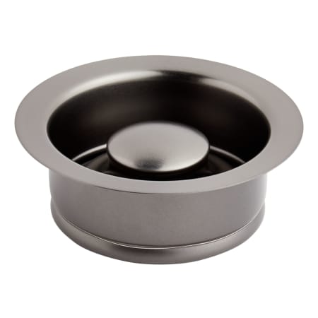 Signature Hardware 3 1/2" Stainless Steel, Kitchen Garbage Disposal Flange and Stopper Gunmetal Black