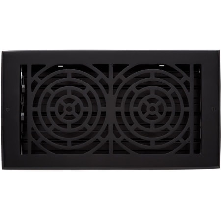 Signature Hardware Burrel Brass Wall Register - 6" x 10" Matte Black