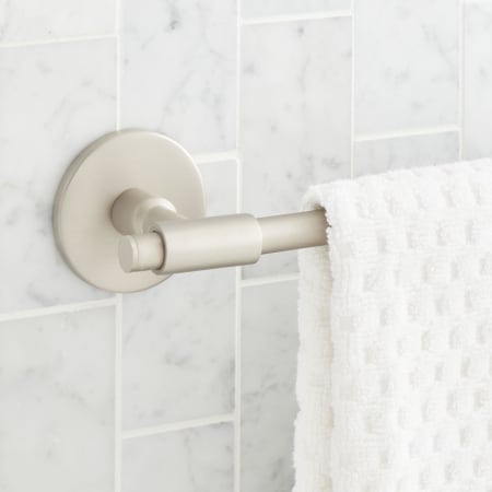 Signature Hardware Kilburn 24" Towel Bar Satin Nickel