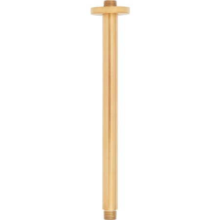 Signature Hardware 12" Round Ceiling-Mount Shower Arm Brushed Gold