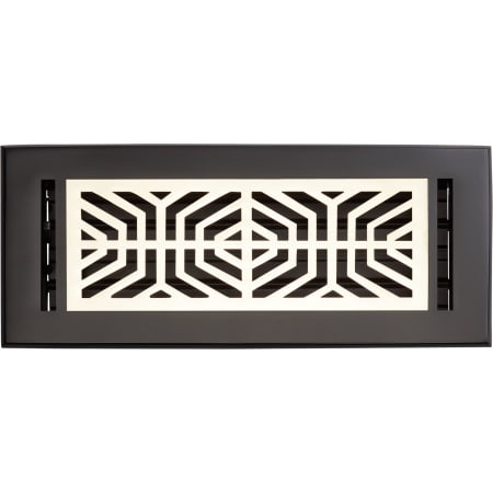Signature Hardware Stritzel 11" x 5-1/4" Floors Black / Polished Nickel