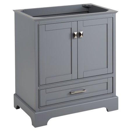 Signature Hardware Quen 30" Freestanding Single Basin Vanity Cabinet - Cabinet Only - Less Vanity Top Gray