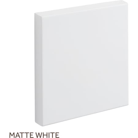 Signature Hardware Wood Finish Sample - Matte White Matte White