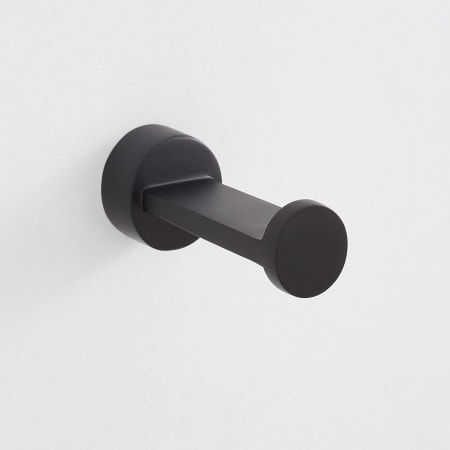 Signature Hardware Linshaw Single Robe Hook Black