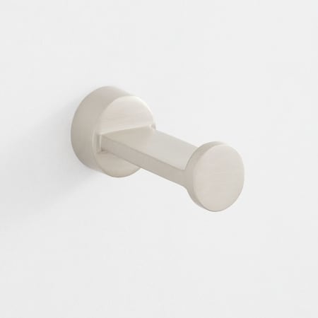 Signature Hardware Linshaw Single Robe Hook Brushed Nickel