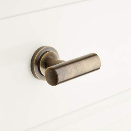 Signature Hardware Colmar 1-3/4 Inch Diameter Bar Cabinet Knob Antique Brass