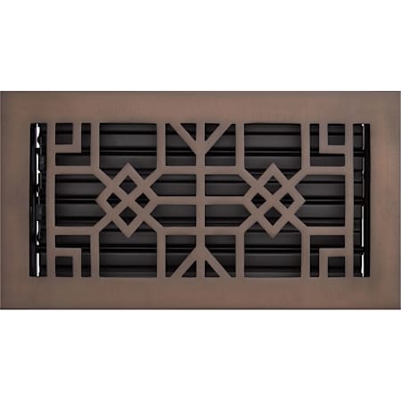 Signature Hardware Milnor Brass Floor Register - 6" x 12" Oil Rubbed Bronze