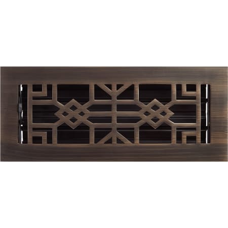 Signature Hardware Milnor Brass Floor or Wall Register - 4" x 14" Antique Brass