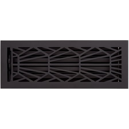 Signature Hardware Binney Brass Floor or Wall Register - 4" x 14" Matte Black