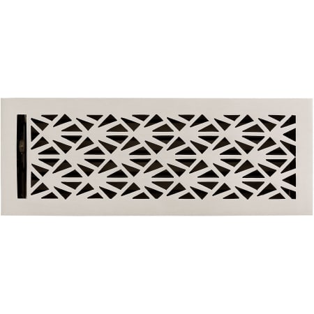 Signature Hardware Alexey Brass Floor or Wall Register - 4" x 10" Brushed Nickel