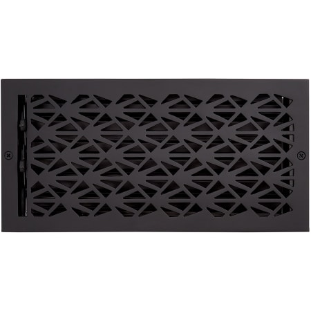 Signature Hardware Alexey Brass Wall Register - 6" x 12" Matte Black