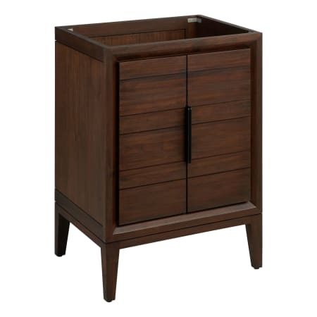 Signature Hardware Aliso 24" Freestanding Teak Single Basin Vanity - Cabinet Only - Less Vanity Top Java