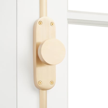 Signature Hardware Sungrove Brass Cremone Bolt for 9-1/16' Doors Brushed Brass