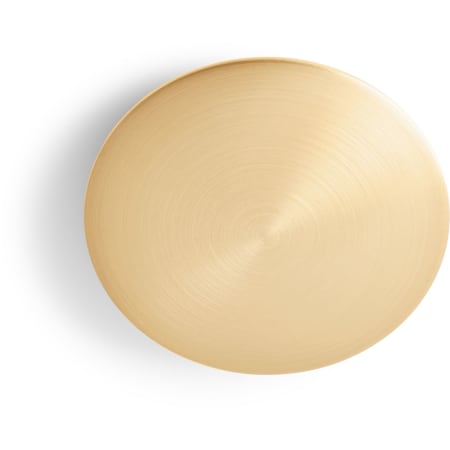 Signature Hardware Finished Drain Cap Brushed Gold