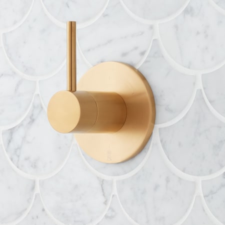 Signature Hardware Lexia 6 Function Diverter Valve Trim - 3/4" Rough In Valve Included Brushed Gold