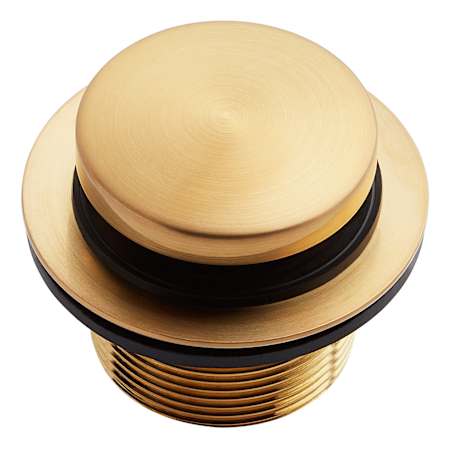 Signature Hardware Toe Touch Tub Drain Kit Brushed Gold