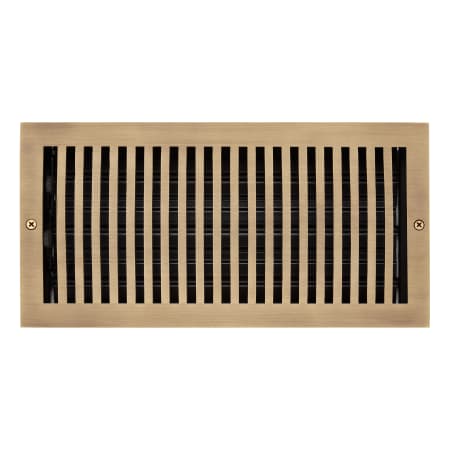 Signature Hardware 6" x 10" Brass Wall Register Antique Brass