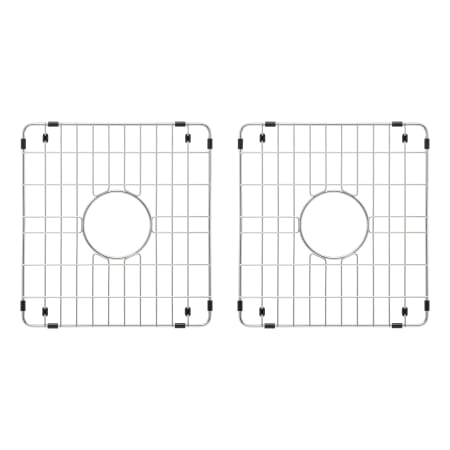 Signature Hardware Rowena 14-1/4" L x 15-1/4" W Stainless Steel Basin Racks Stainless Steel