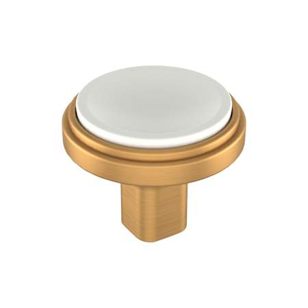 Signature Hardware Anberlin 1-3/8 Inch Mushroom Cabinet Knob Brushed Gold