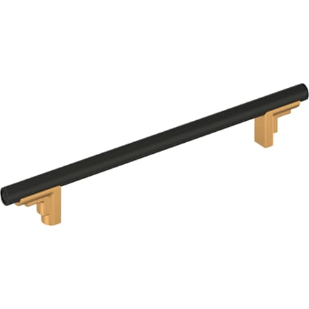 Signature Hardware Anberlin 7-9/16 Inch Center to Center Bar Cabinet Pull Brushed Gold