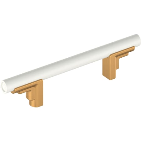 Signature Hardware Anberlin 3-3/4 Inch Center to Center Bar Cabinet Pull Brushed Gold