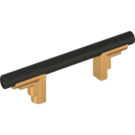 Signature Hardware Anberlin 3 Inch Center to Center Bar Cabinet Pull Brushed Gold