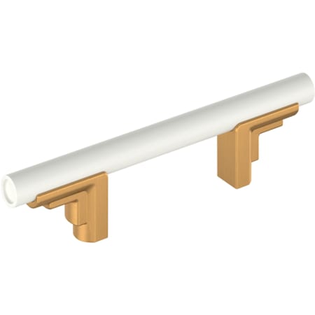 Signature Hardware Anberlin 3 Inch Center to Center Bar Cabinet Pull Brushed Gold