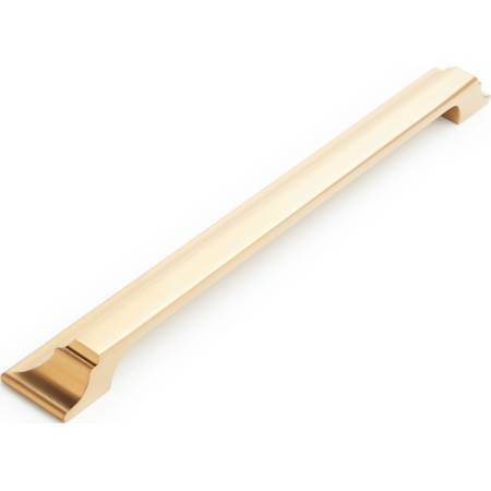 Signature Hardware Gilderoy 8-13/16 Inch Center to Center Cup Cabinet Pull Brushed Gold