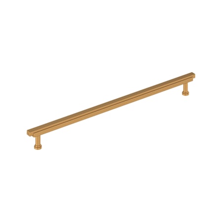 Signature Hardware Gilderoy 18 Inch Center to Center Appliance Pull Brushed Gold